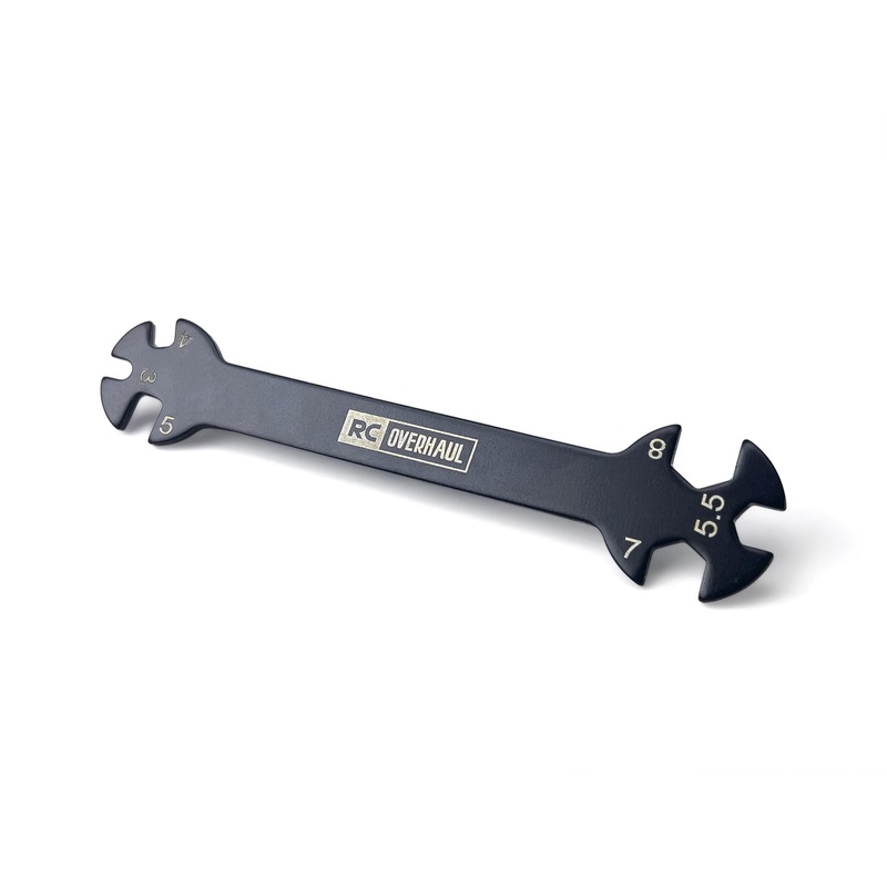 6 in 1 Flat Wrench 3/4/5/5.5/7/8mm