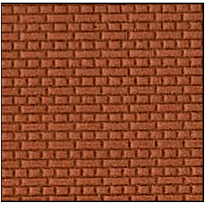 7mm English Bond Brickwork BRICK Colour
