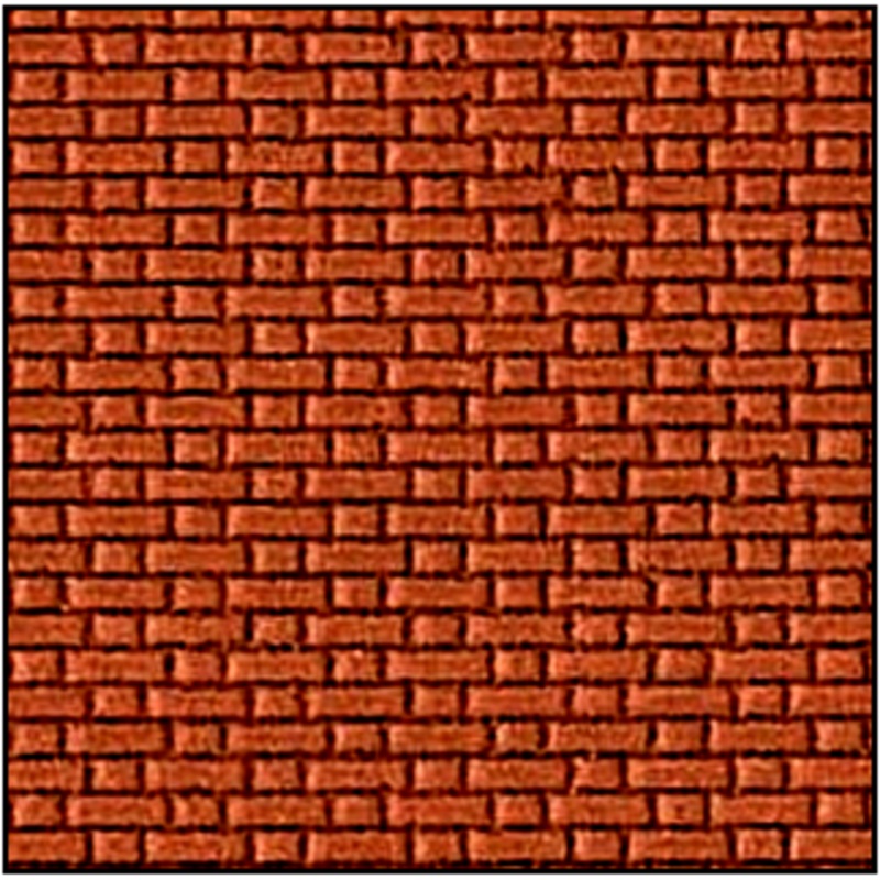 7mm Flemish Bond Brickwork BRICK Colour