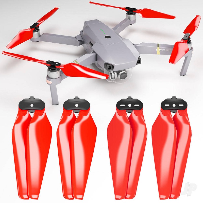 8.3×4.4 MR-MC – Prop F Set x4 Red for DJI Mavic Pro & Platinum