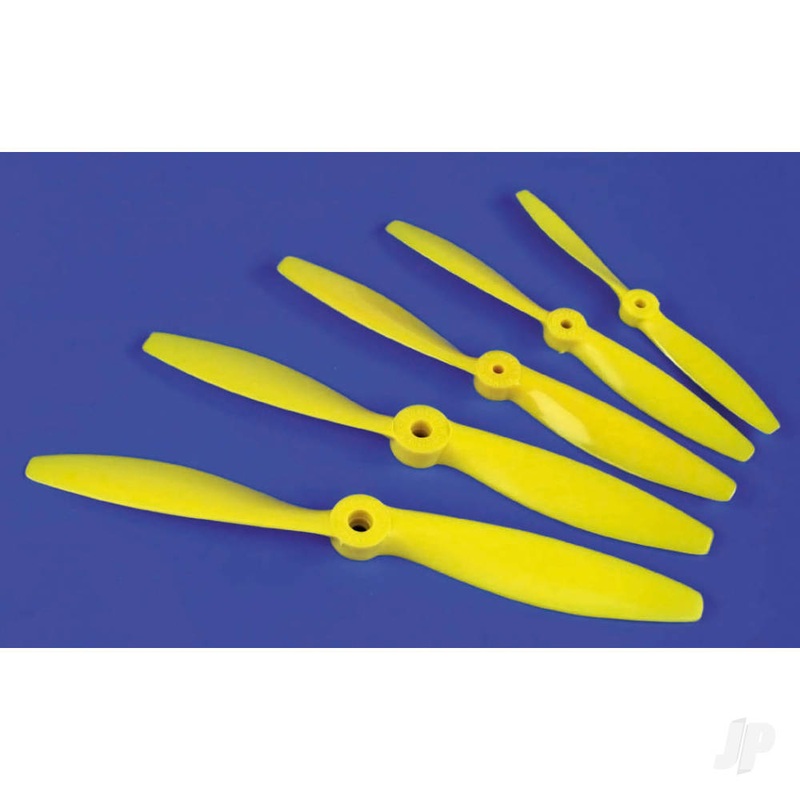 8×6 Nylon Propeller Yellow