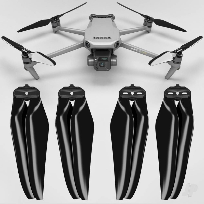 9.4×5.3 Mavic 3 Stealth Folding Propeller Set x4 Black