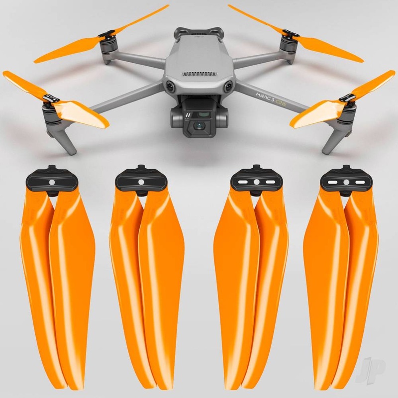 9.4×5.3 Mavic 3 Stealth Folding Propeller Set x4 Orange