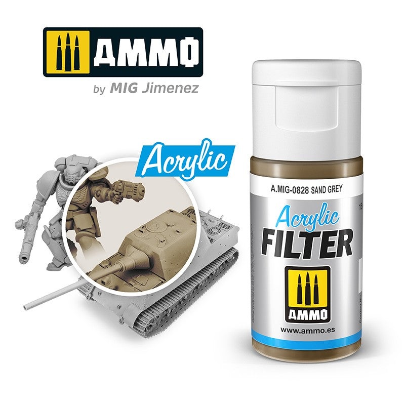 ACRYLIC FILTER Sand Grey