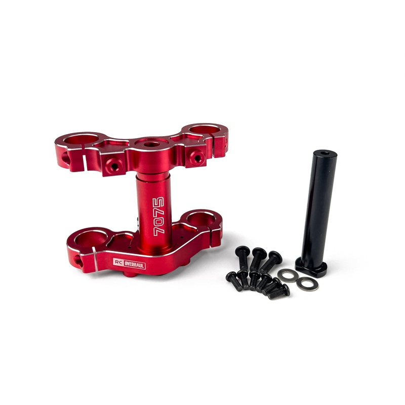 Aluminum Triple Clamp Set Promoto Red