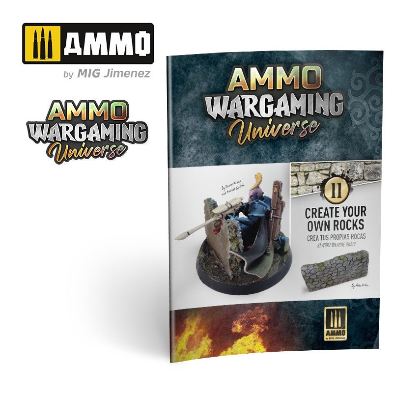 AMMO WARGAMING UNIVERSE Book 11  Create Your Own Rocks (Eng