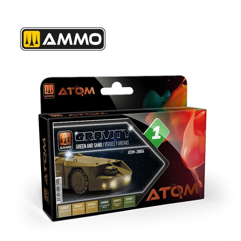 ATOM Gravity Set 1 – Green and Sand