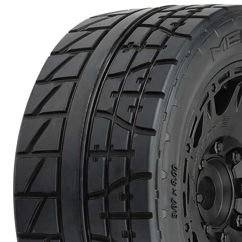 PROLINE MENACE HP STREET BELTE D TYRES ON RAID 5.7 Inch WHEELS 24