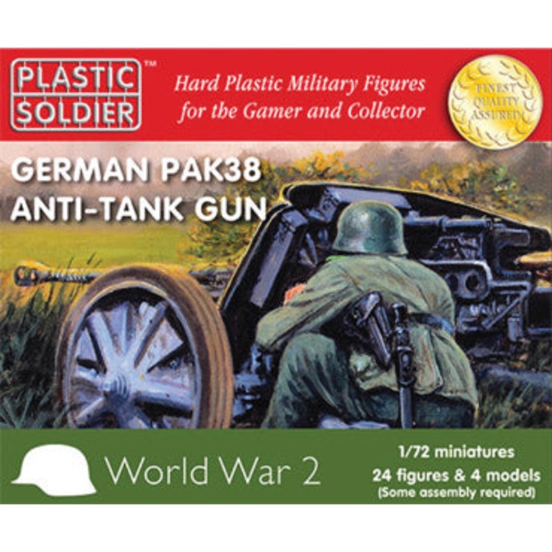 BAGGED! WW2G20003 1/72ND GERMAN PAK 38 GUN