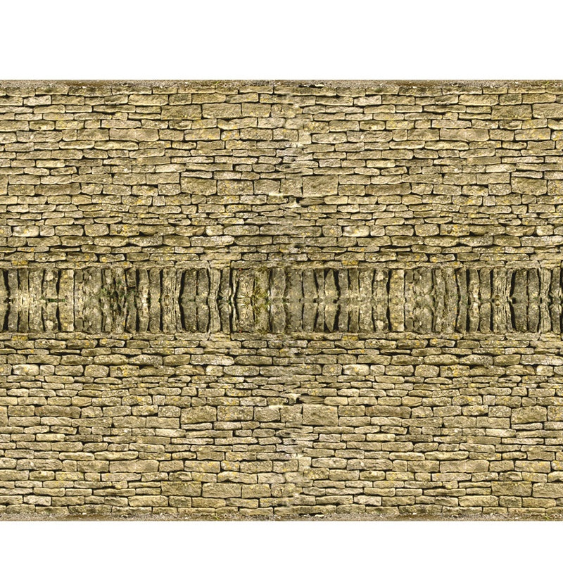 BM025 NEW & IMPROVED DRY STONE DOUBLE FIELD WALL 00 PAPERS