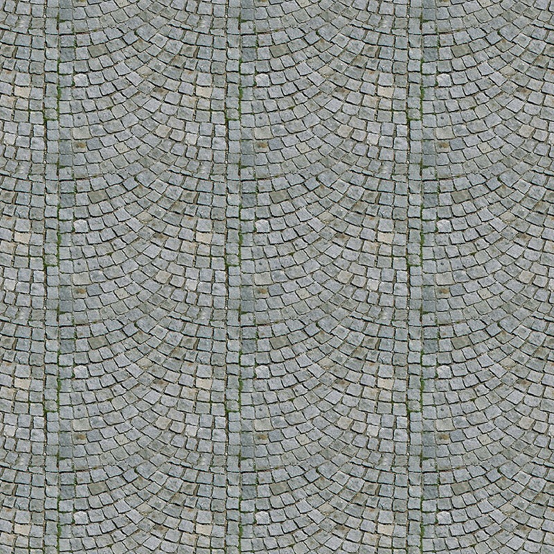 BM070 NEW & IMPROVED CURVED COBBLES 00 BUILDING PAPERS