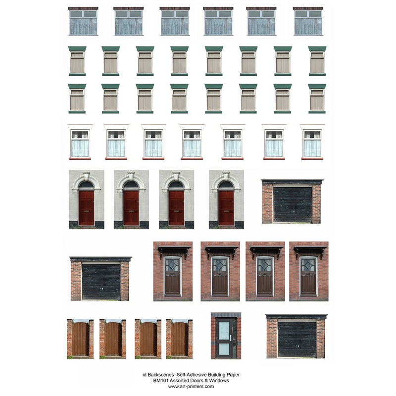 BM101 ASSTD DOORS & WINDOWS OO SCALE