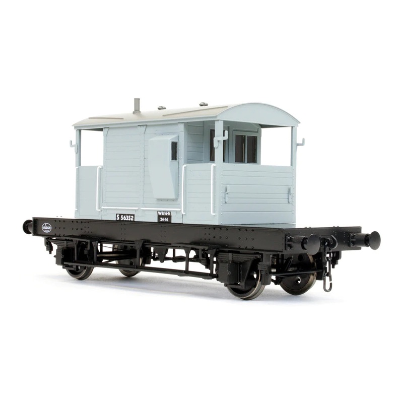Brake Van BR Grey Uneven Plank S56352