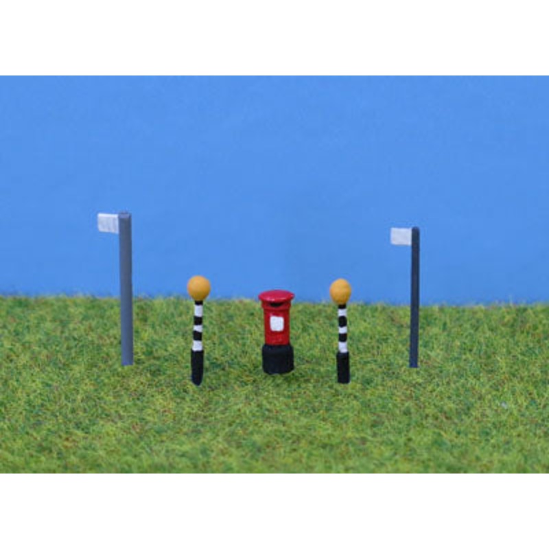 Bus stops  belishas & post box
