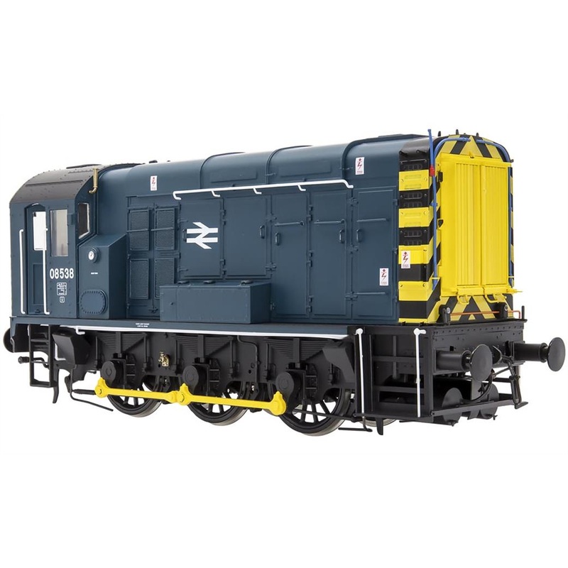 Class  08  08538 BR Blue Wasp Stripes DCC & Sound