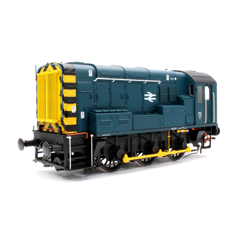 Class  08 BR Blue Wasp Stripes Unnumbered DCC & SD