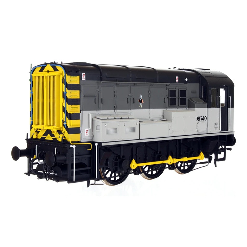 Class 08 Railfreight Triple Grey 08740 Stratford