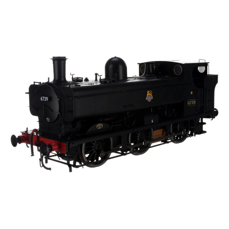 Class 57xx Pannier 6739  BR Black Early Crest