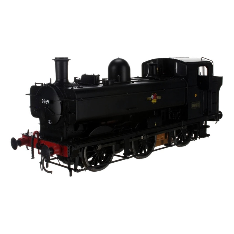 Class 57xx Pannier 9669 BR Black Late Crest