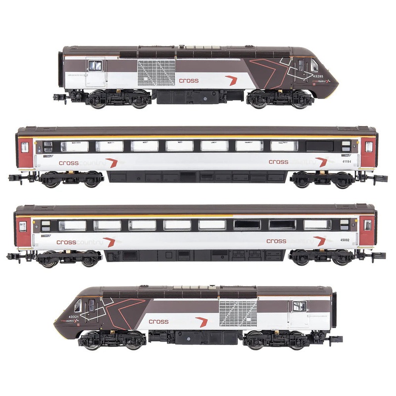 Dapol Class 43 HST Cross Country 43285 & 43321 – N Gauge