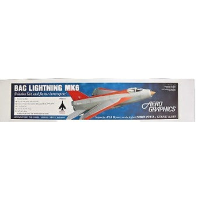 Aero Graphics BAC Lightning Mk6 Balsa Kit