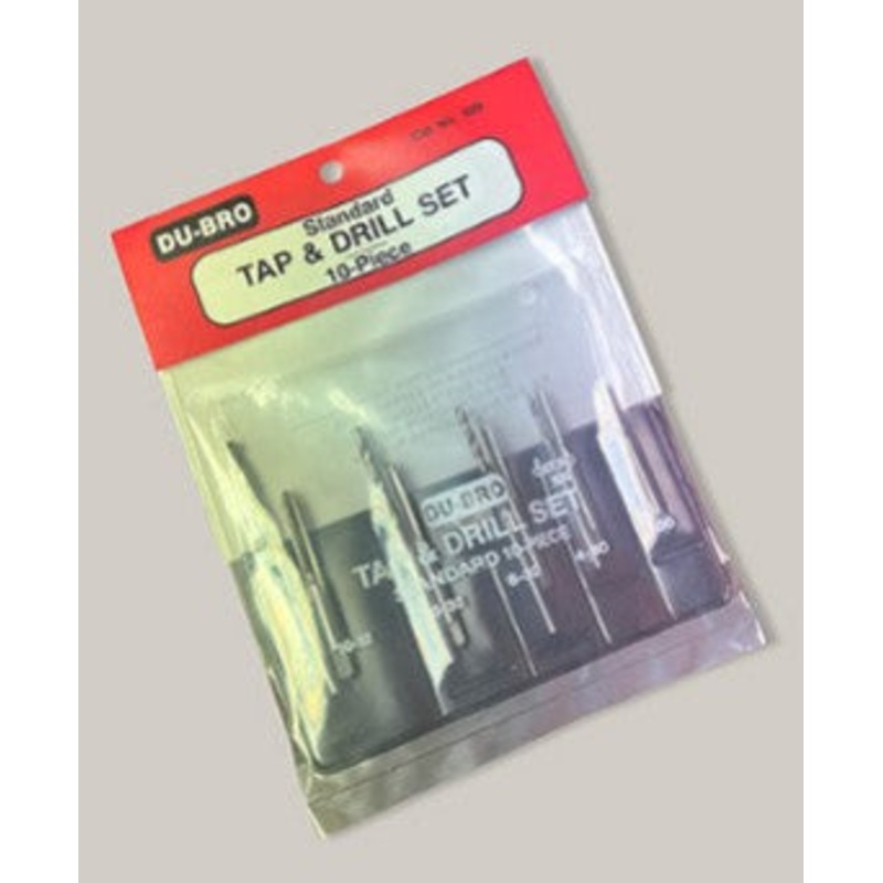 Dubro 10 piece Standard Tap & Drill Set