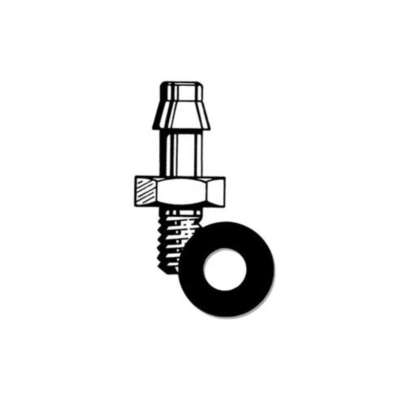 Dubro 8-32 Bolt-On Pressure Fitting