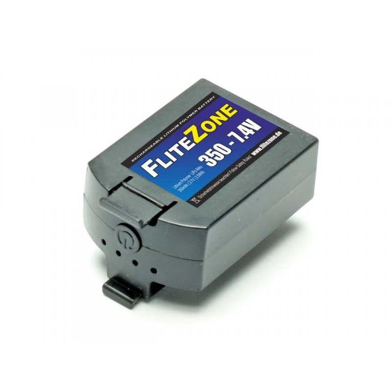 FliteZone 7.4 350mAh Lipo for ADAC Heli.