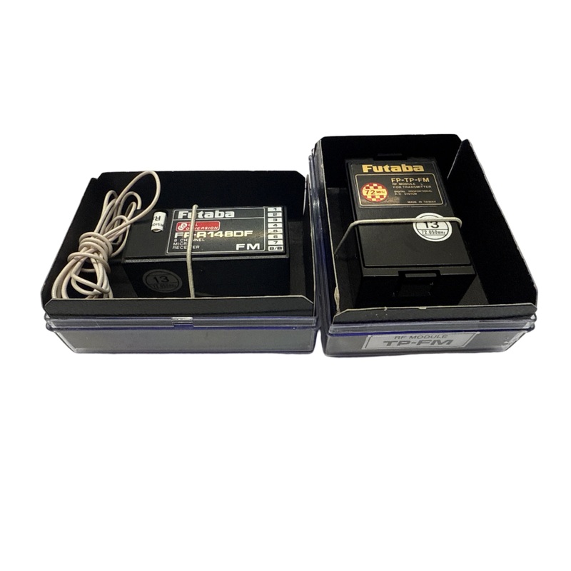 Futaba72mhz Tx Module FP-TP-FM and R148DF with crystals – SECOND HAND