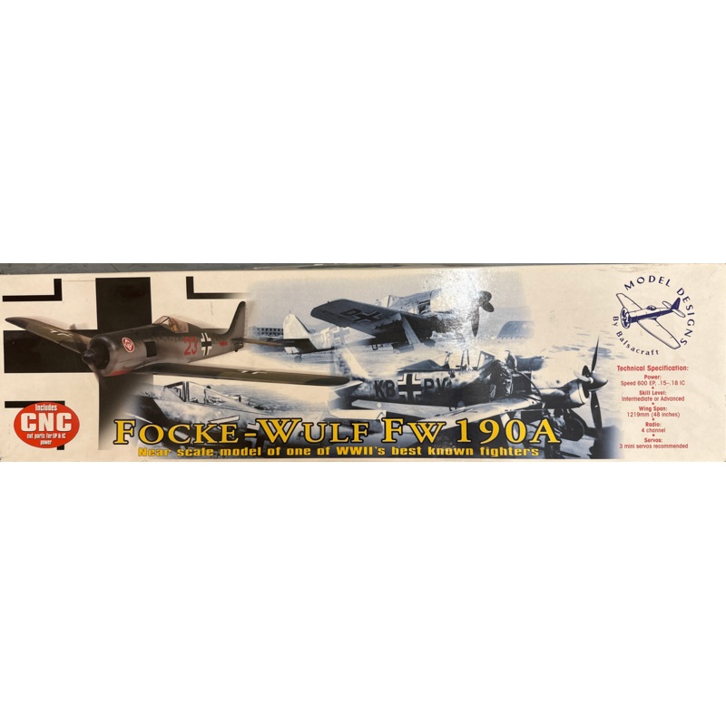 Ripmax Balsacraft Gocke-wulf FW190A