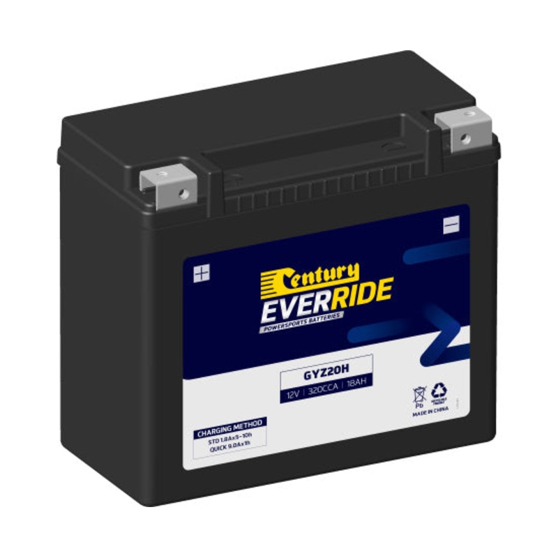 Century GYZ20H Heavy Duty AGM Battery 320 CCA 18AH