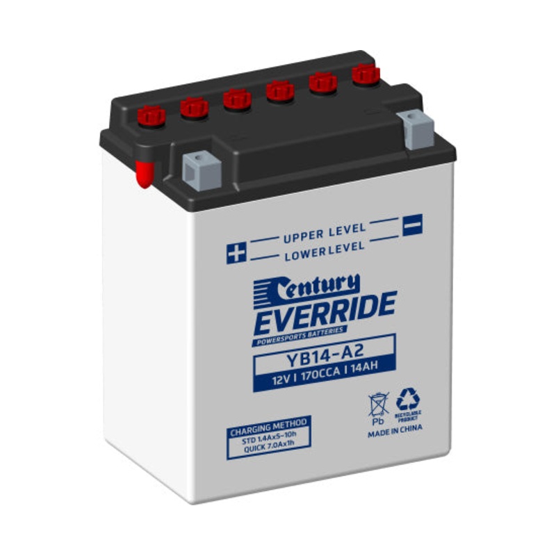Century YB14-A2 Conventional Battery 170 CCA 14 AH