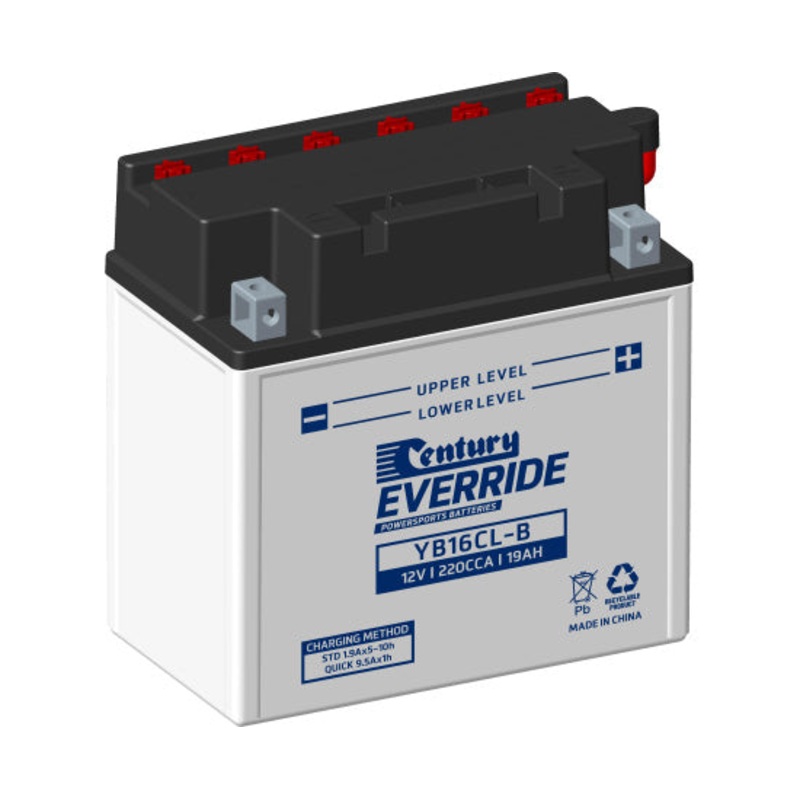 Century YB16CL-B Conventional Battery 220 CCA 19 AH
