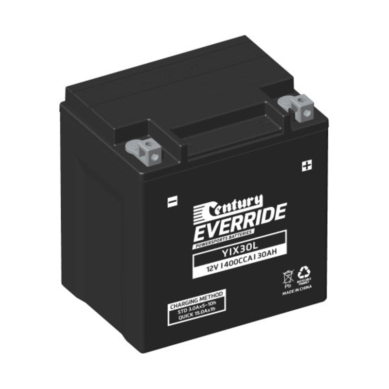 Century YIX30L Hi Performance AGM Battery 400 CCA 30AH