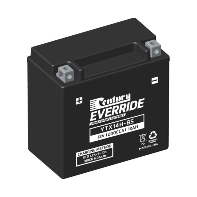 Century YTX14H-BS Hi Performance AGM Battery 200CCA 12AH