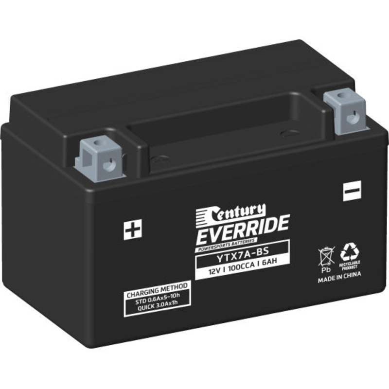 Century YTX7A-BS Hi Performance AGM Battery 100 CCA 6 AH