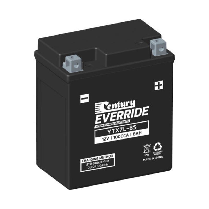 Century YTX7L-BS Hi Performance AGM Battery 100 CCA 6 AH