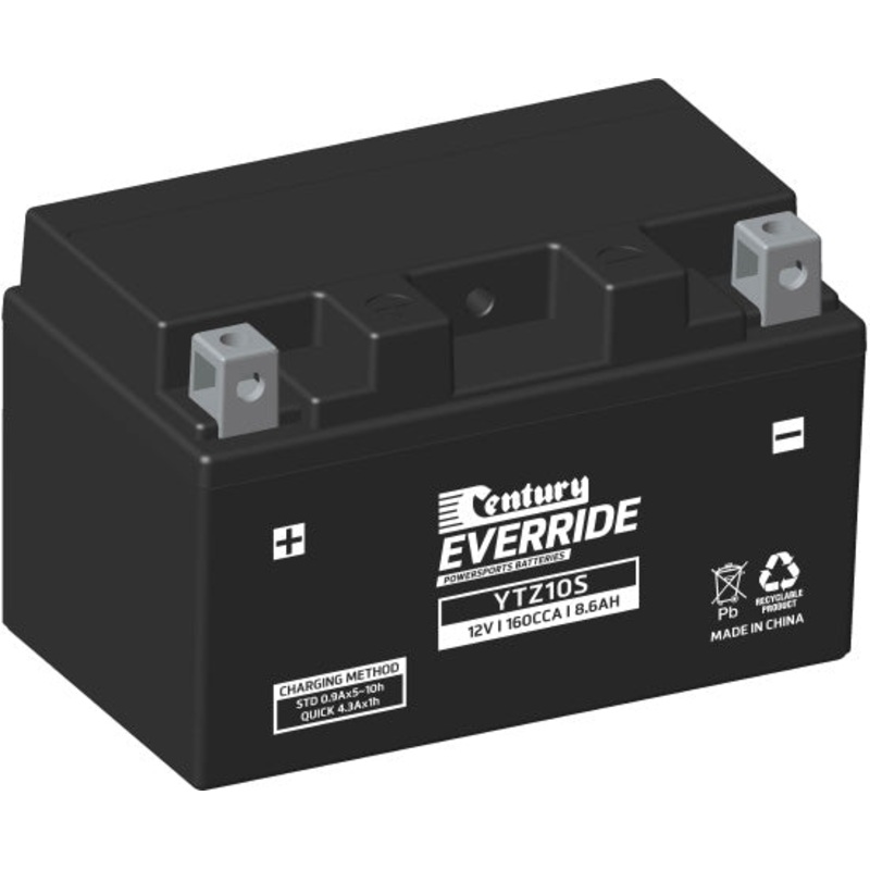 Century YTZ10S Hi Performance AGM Battery 160 CCA 8.6 AH