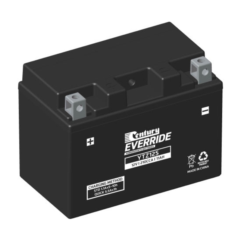 Century YTZ12S Hi Performance AGM Battery 210 CCA 11 AH