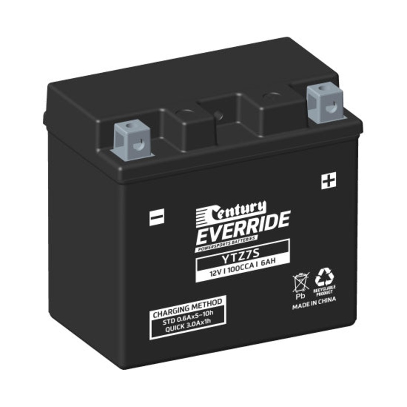 Century YTZ7S Hi Performance AGM Battery 100 CCA 6 AH