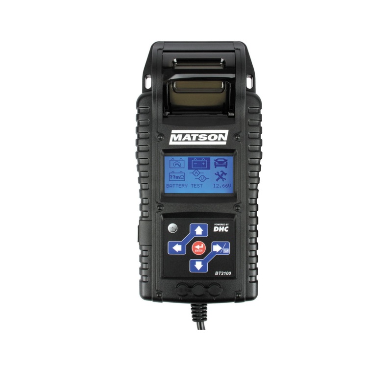 Matson BT2100 Digital Battery and System Tester with Printer and Bluetooth Functionality