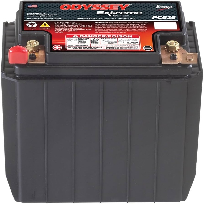 Odyssey PC535 AGM Racing Car Battery – 12V