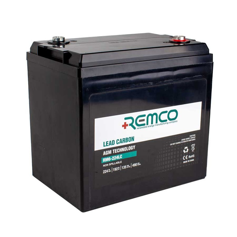 Remco Lead Carbon Deep Cycle Battery RM6-224LC 6V 224AH – Special Order