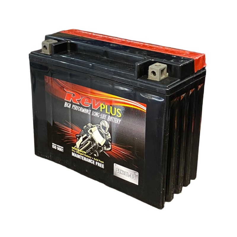 Revplus AGM Motorbike Battery 12V 18Ah 250CCA (STX18L-BS)