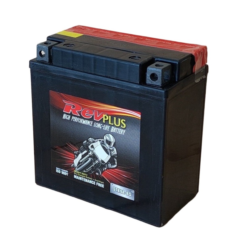 Revplus AGM Motorcycle Battery 12V 9Ah 120CCA (STX9A-BS)