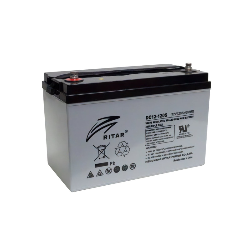 RITAR DC SERIES DC12-120S(RA12-120SD) 12V 120AH AGM DEEP CYCLE BATTERY