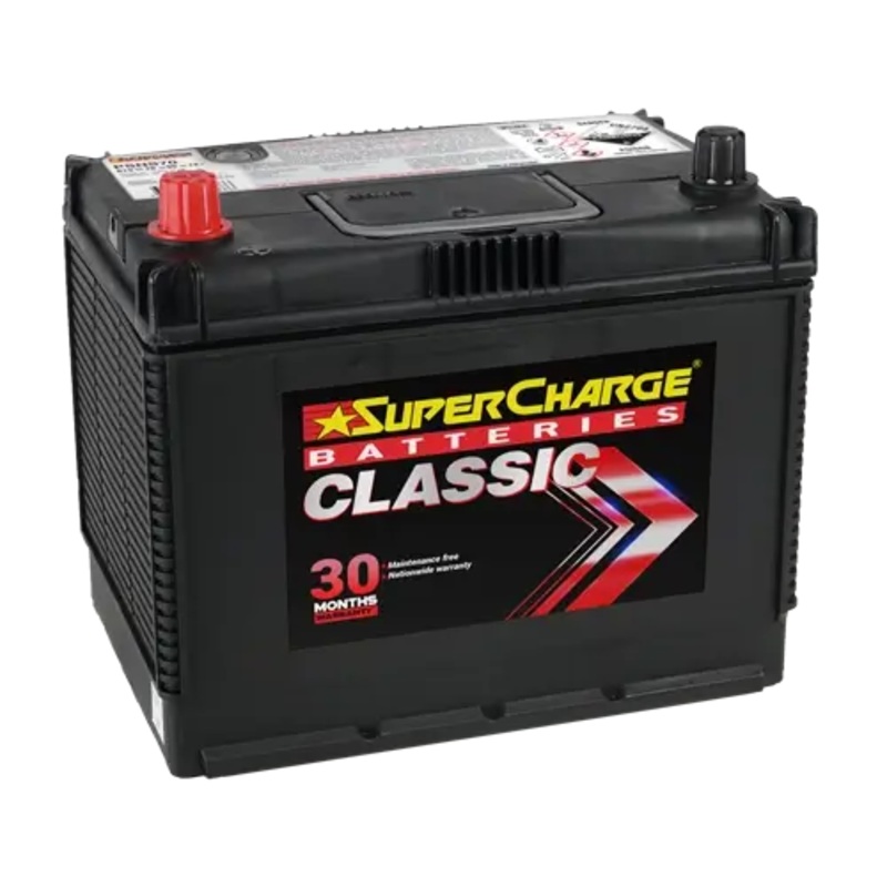 Supercharge Classic NS70 Battery 615 CCA – 30-Month Warranty