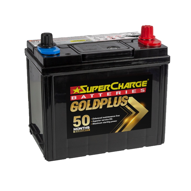 Supercharge GoldPlus MF43 Battery – 410 CCA, MX5 Battery