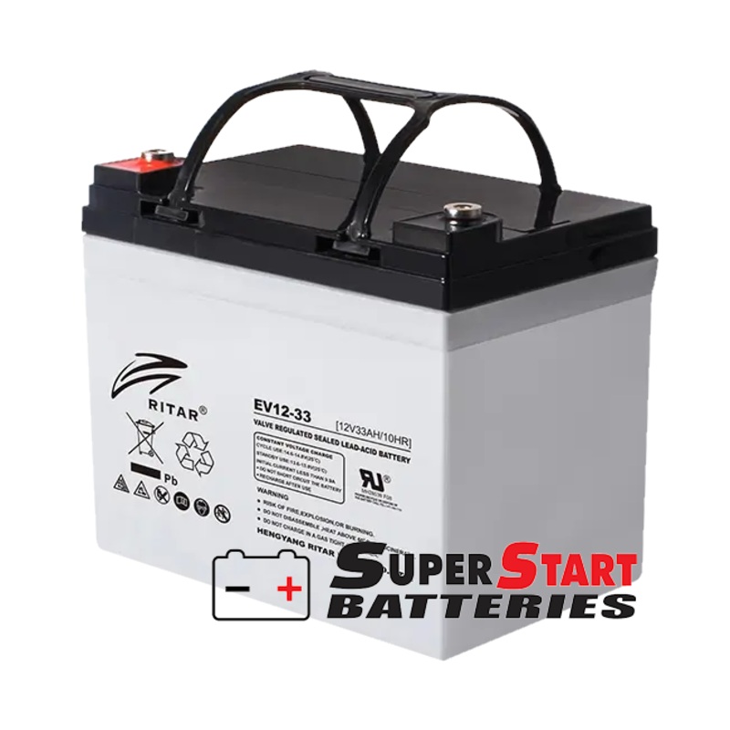 Ritar EV12-33 AGM Battery – 12V 35Ah Mobility Scooter
