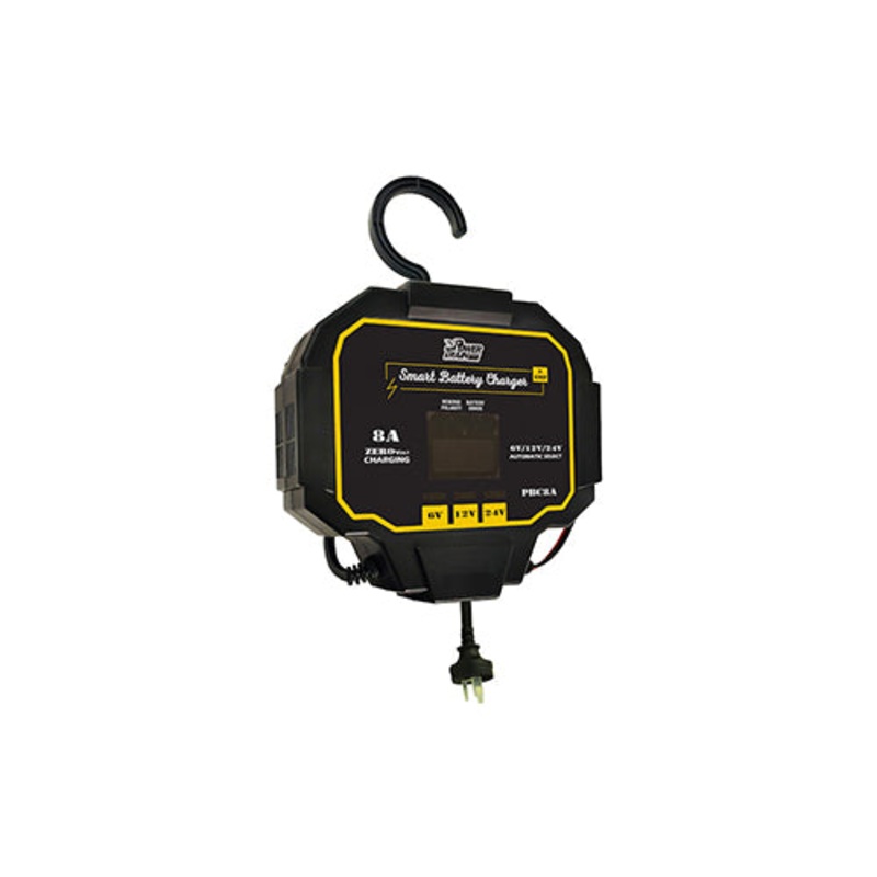 8 Amp Intelligent 7 Stage Battery Charger 5 Yrs Warranty Power train PBC8A